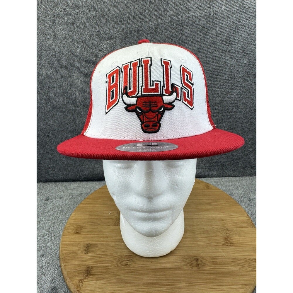 Chicago Bulls Hat Cap Adult Strap Back Mesh Adjustable NBA Basketball Ultra Game